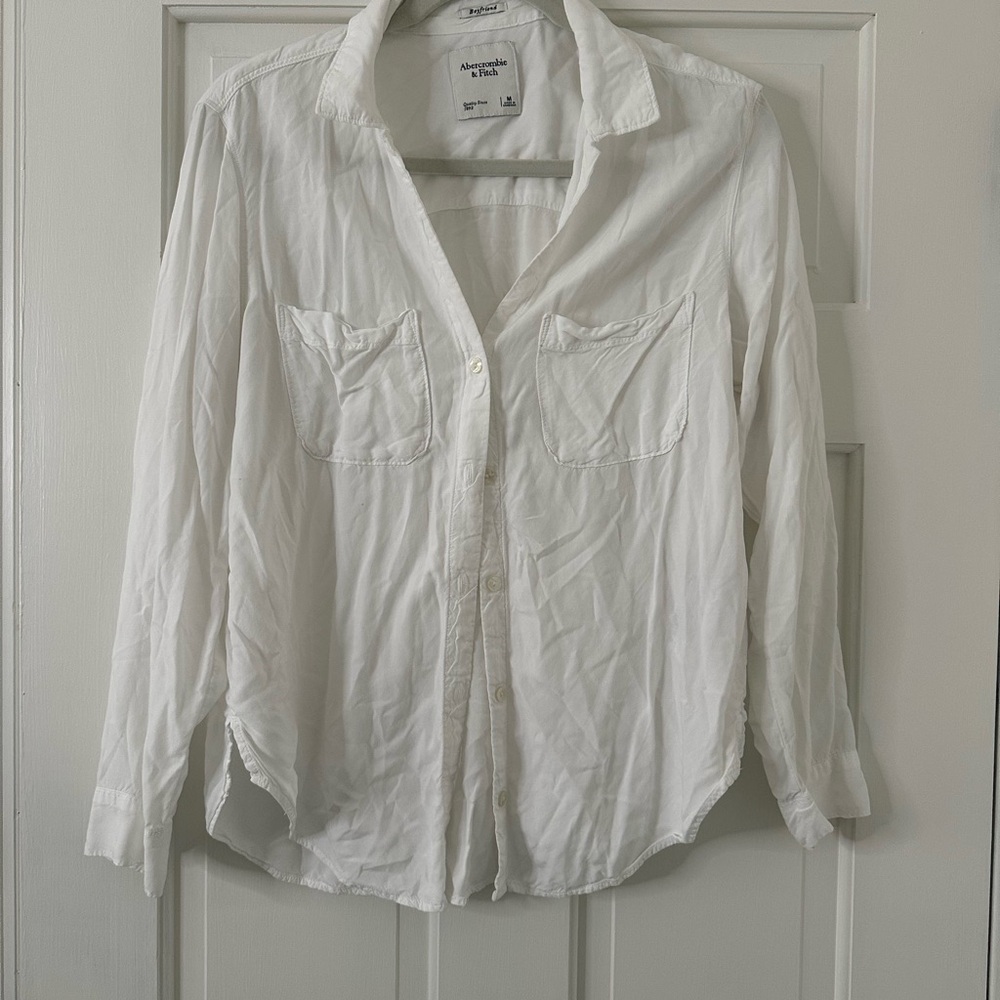 Abercrombie & Fitch White Blouse